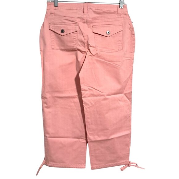 Relativity Capri Pants Womens 10 Peach Color Modern Fit NWT - Picture 2 of 10